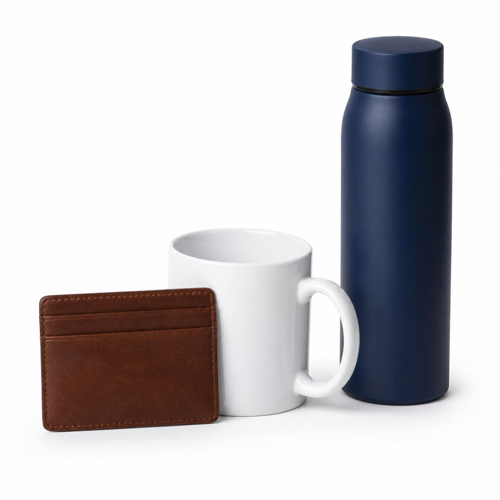 Card Cases, Mugs & Bottles